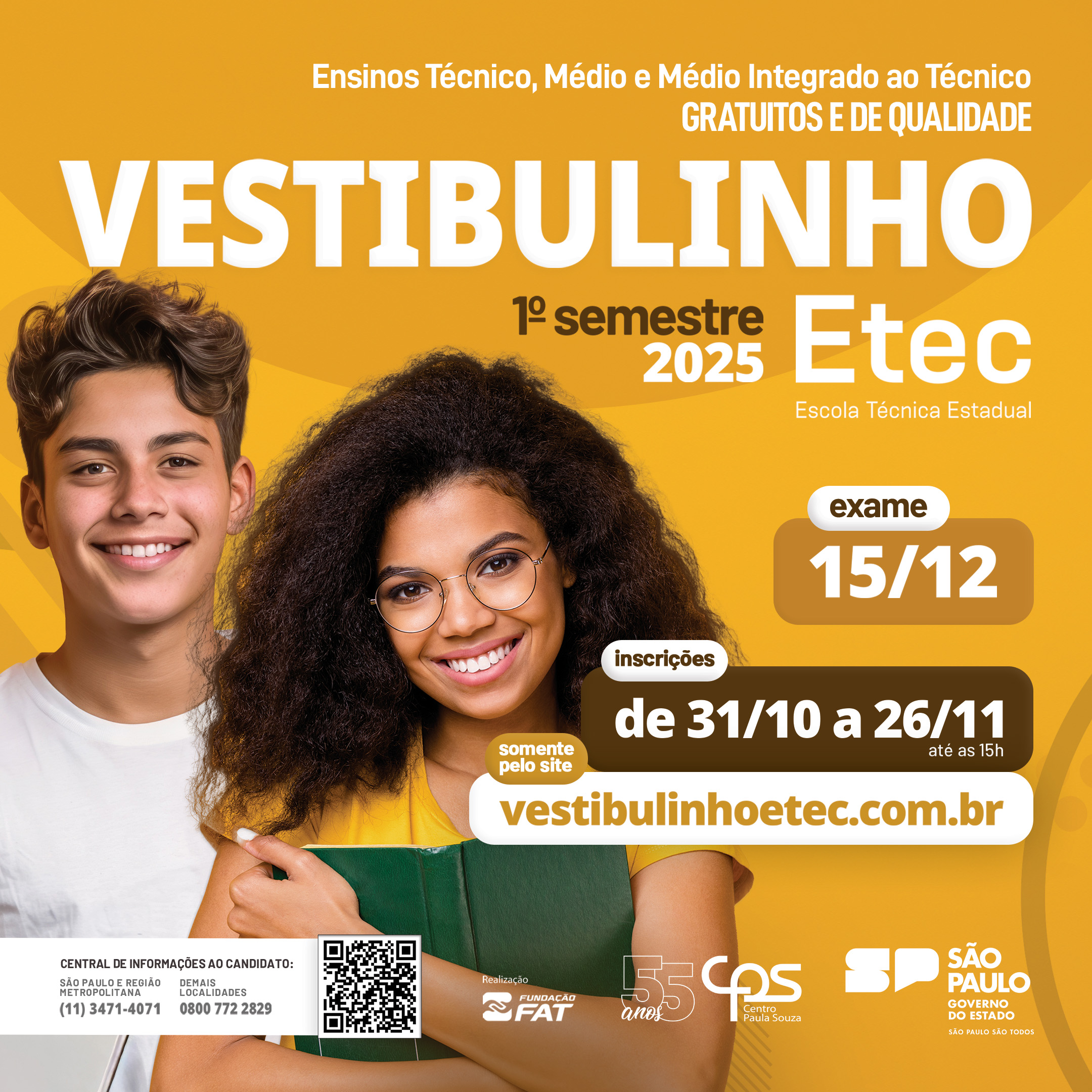 Vestibulinho ETEC 2025